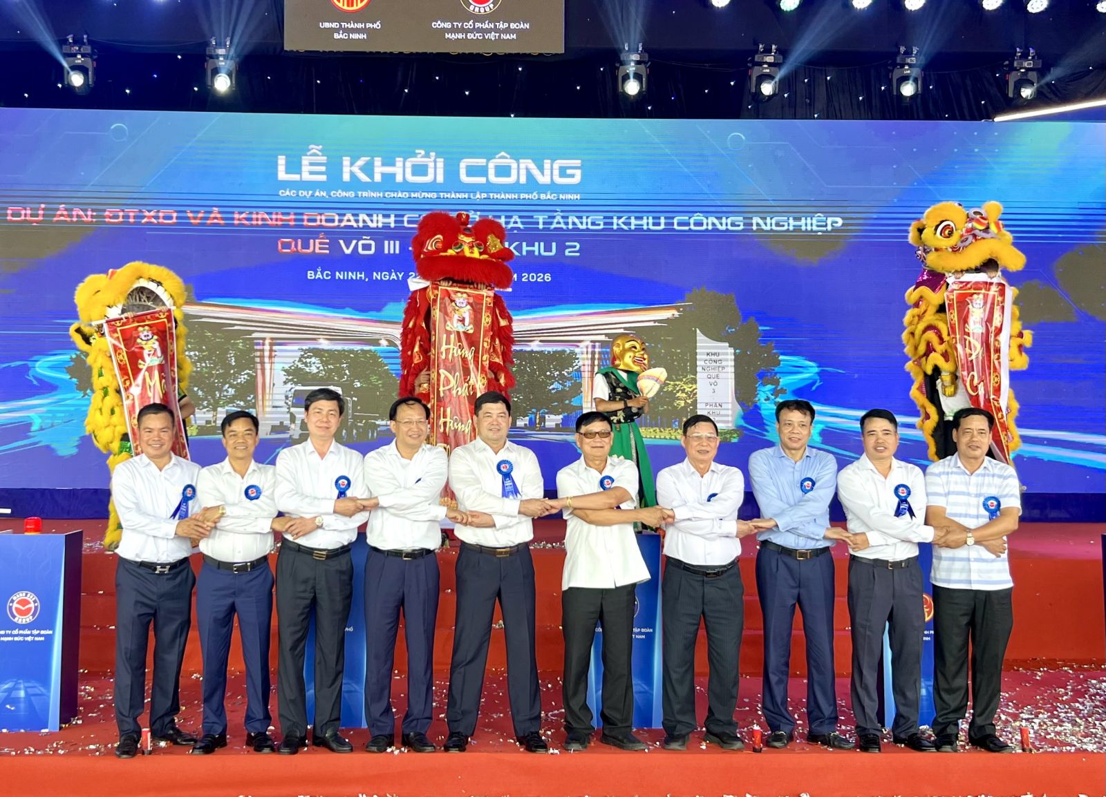 Tập đoàn Mạnh Đức khởi công khu công nghiệp 208ha tại Bắc Ninh