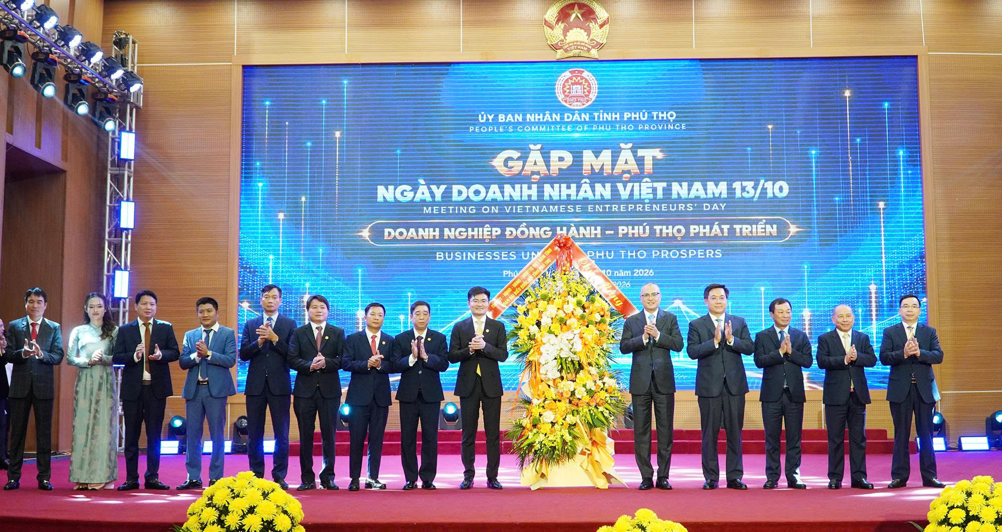 Gần 600 doanh nhân, doanh nghiệp dự chương trình gặp mặt tại Phú Thọ